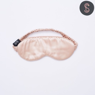 SilkCha Sleep Mask - สี Champagne 🥂 (mulberry silk)