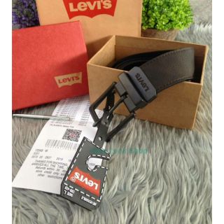 LEVI’S REAL LEATHER BELT SET เข็มขัดหนังแท้ ใช้ได้ 2 ด้าน ซื้อ 1 เหมือนได้ 2