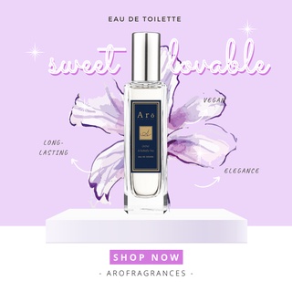 Aro Fragrances น้ำหอมกลิ่น กล้วยไม้ป่าและอัญชัน  (Orchid &amp; Butterfly Pea) 30 ml.