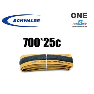 ยางนอก SCHWALBE ONE ขอบพับ 700x25C  สีคลาสสิค