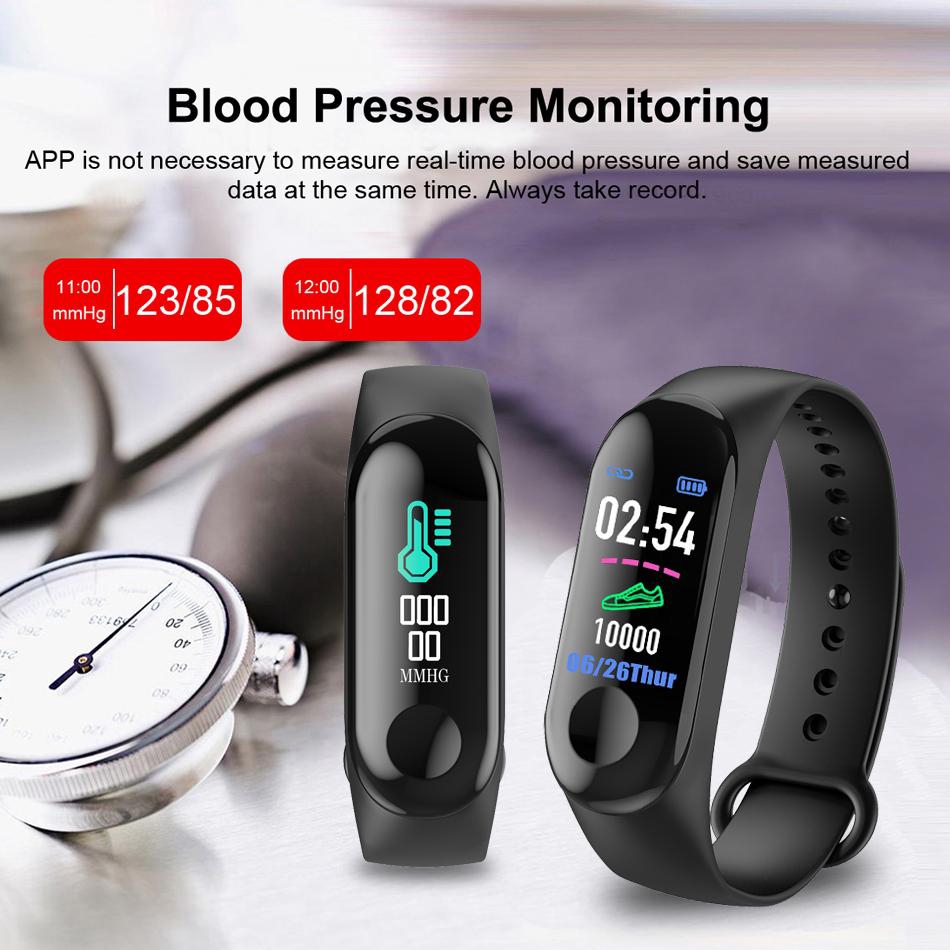 【Happy_life1】📣ขนส่งฟรี📣M3plus, smart watch, pedometer, กันน้ำ IPX7, การตรวจสอบสุขภาพ, สร้อยข้อมืออัจฉริยะ, นาฬิกากีฬา