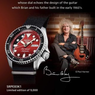 SEIKO 5 SPORTS BRIAN MAY SRPE83K1