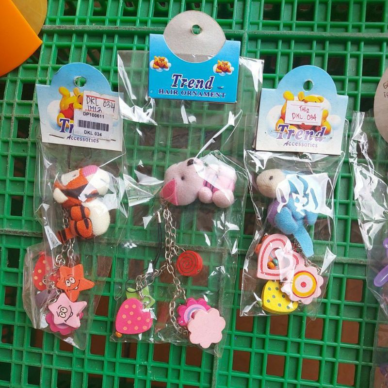 GANTUNGAN HP POOH, TIGER, ไม้แขวนเสื้อโทรศัพท์ EEYORE