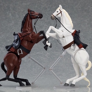 figma 490&amp;490b Horse Ver. 2.0 Chestnut &amp; White / ฟิกม่า ม้า สีน้ำตาล สีขาว โมเดล ฟิกเกอร์แท้ ฟิกม่าร์