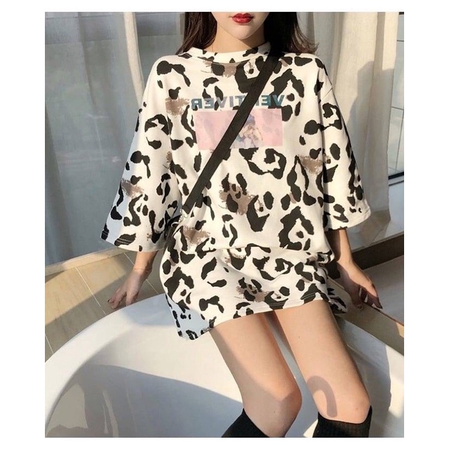 sogood02💫เสื้อยืดแฟชั่นOversize🐄 #พร้อมส่ง(ถ่ายจากสินค้าจริง)