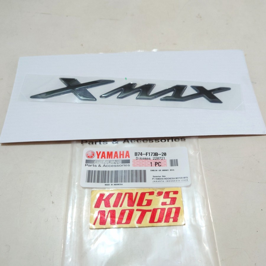 YAMAHA XMAX X-MAX LOGO EMBLEM BLACK B74-20 เดิม YAMAHA