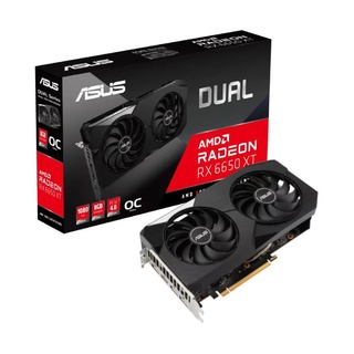 การ์ดจอ ASUS  DUAL-RX6650XT-O8G Model : DUAL-RX6650XT-O8G