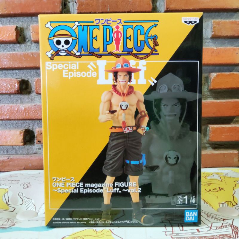 One Piece Magazine Figure Special Episode Luff Vol 1luffy Vol 2 Ace Vol 3 Sabo ล ขส ทธ แท ม อ1 จากญ ป น Shopee Thailand