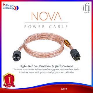 iFi Audio Nova Power Cable US/EU สายไฟพิเศษที่มีโครงสร้างระดับไฮเอนด์ ป้องกันการกระชากหรือเหตุการณ์ไม่พึงประสงค์