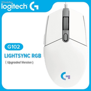 เม้าส์สำหรับเล่นเกมส์Logitech G102 LIGHTSYNC 2nd Gen Computer Gaming Mouse Gaming Wired mouse RGB backlit gaming For Lap