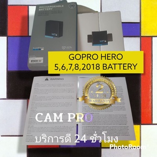 โกโปรแปดแบตเตอรี่HERO 5,6,7,8,2018 BLACK RECHARGEABLE BATTERYMENTAGRAM WARRANTY