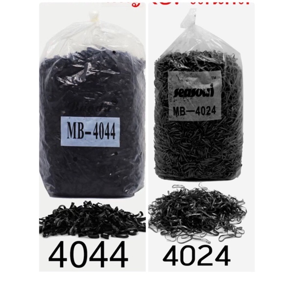 ยางรัดผม ยางกิโลสีดำ,ยางกิโลสี(สุ่มสีจ้า)