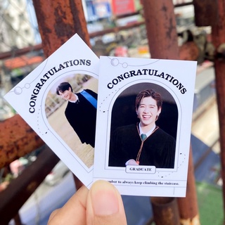 [🔥กรอบcongrat🔥] ปัจฉิม รับปริญญา ทำรูปโพลารอยด์ 2x3 นิ้ว [ แถมซองแก้วทุกรูป ]