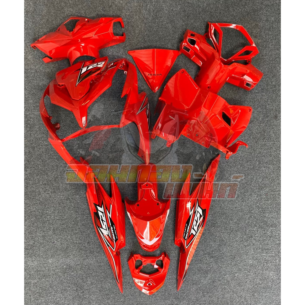 ชุดสี Honda Click125i คลิก125i สีแดงสด งานเทียม ทำสีระบบ 2K