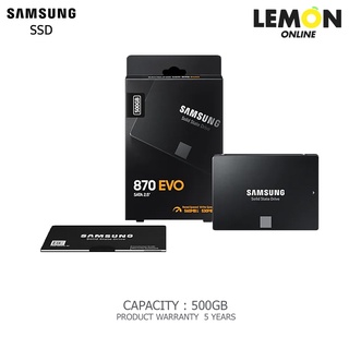 SSD SAMSUNG 870 EVO 500GB SATA 2.5 : MZ-77E500BW