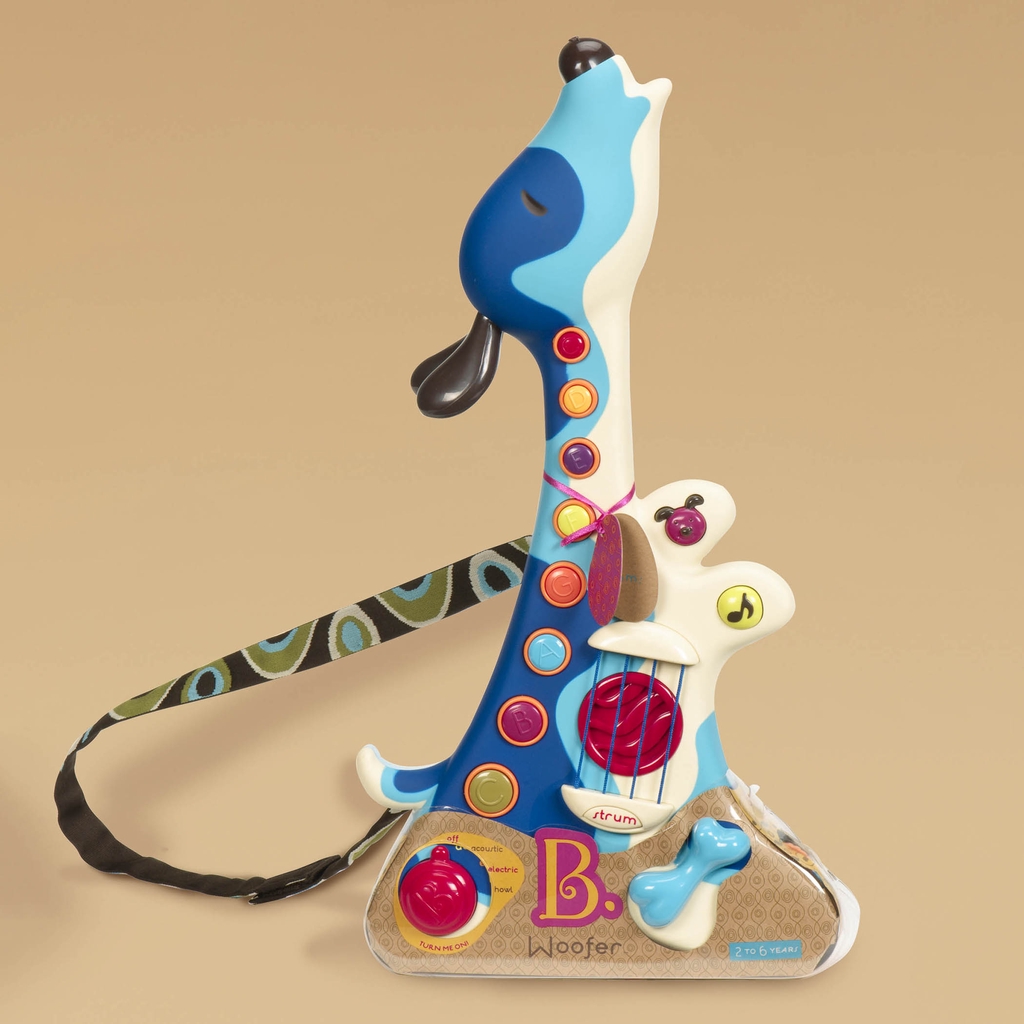 B. TOYS Woofer hound dog guitar - กีต้าร์ของเล่นลายสุนัข