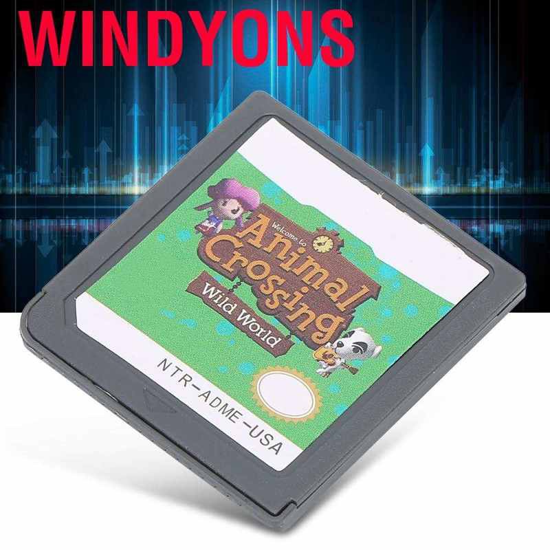 à¹€à¸„à¸£ à¸­à¸‡à¹€à¸¥ à¸™à¹€à¸à¸¡ Nintendo Ready Stock Windyons Game Card Animal Crossing Wild World For Ds Nds Ds Lite Ndsi Dsi Dsixl Ds Shopee Thailand