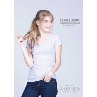 เสื้อแขนสั้น คอกลม Police Sister