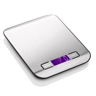 Weighting Scale​ เครื่องชั่งน้ำหนักดิจิตอล​ [Stainless พื้นผิวสแตนเลส] รับน้ำหนักได้ถึง10กิโลกรัมและวัดเป็น1กรัม