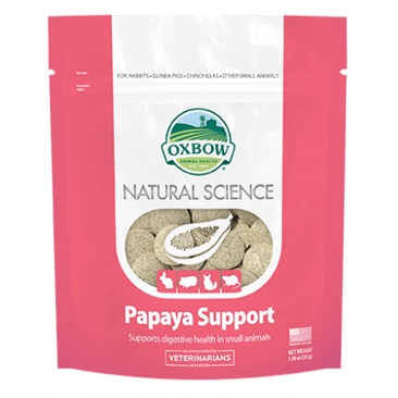 Oxbow Papaya Fruit 1.16 oz. อาหารสัตว์เลี้ยงฟันแทะ เสริมช่วยระบบย่อยอาหาร 33 กรัม