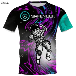 เสื้อยืดแขนสั้นพิมพ์ลาย CLOOCL Safemoon Hodl 3d