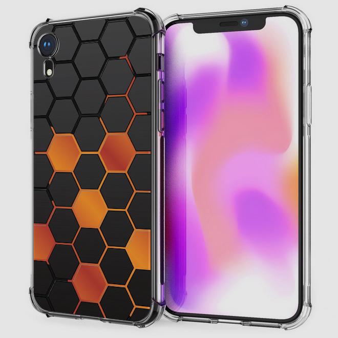 เคส สำหรับ iPhone XR Polygon Series 3D Anti-Shock Protection TPU Case [PG002]