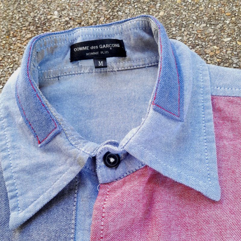 Comme Des Garcons patchwork shirt  หล่อมาก