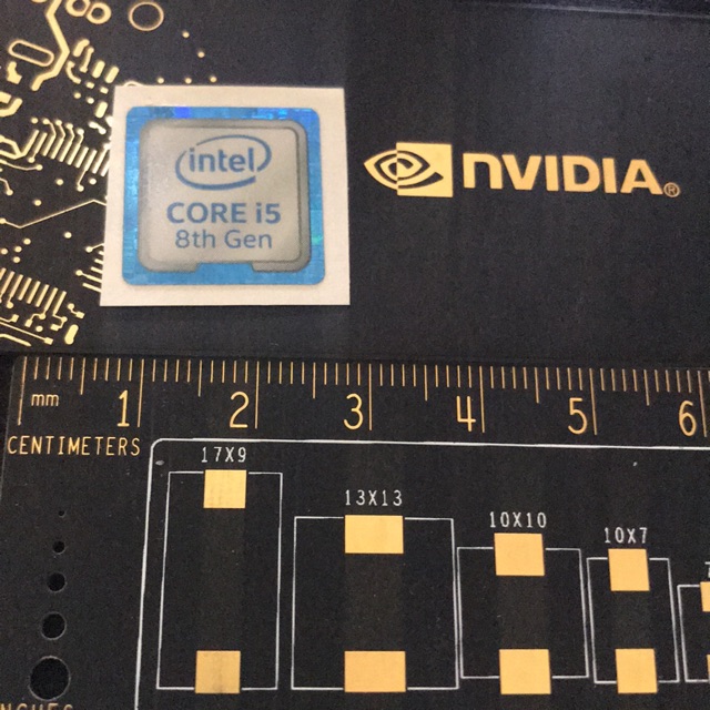 สติ๊กเกอร์สติ๊กเกอร์ intel Core i5 8th Gen ori