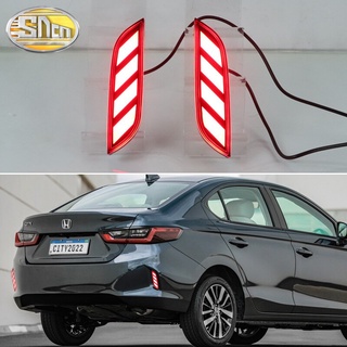 3-in-1 ไฟตัดหมอกไดนามิก LED 12V สําหรับ Honda City Sedan 2020-2022