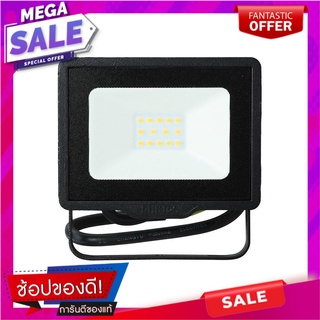 สปอตไลท์ภายนอก LED PHILIPS BVP150 10 วัตต์ WARMWHITE สีดำ ไฟสปอทไลท์ภายนอก LED FLOODLIGHT PHILIPS BVP150 10W WARMWHITE B