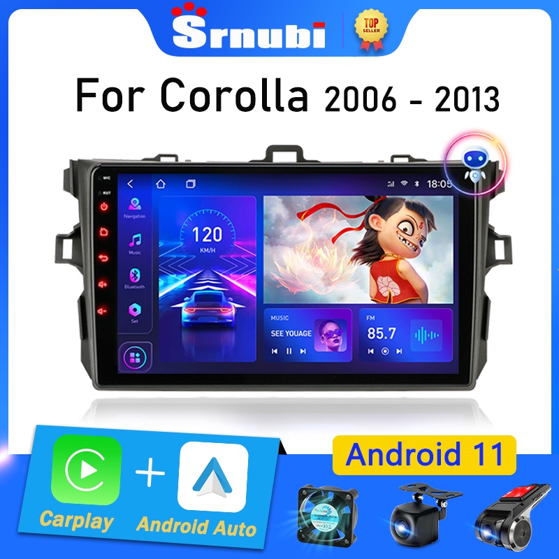 Android 13 Car Stereo For Toyota Corolla 2003-2008 – 9" Touchscreen GPS, WiFi, Bluetooth - View #6