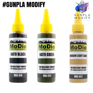 MODIO สีอะคริลิคผสมสำเร็จ สีเฉดทหาร 60 ml