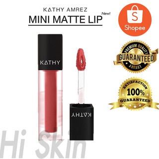 🎉 ของแท้ พร้อมส่ง 🎉 KATHY MINI MATTE LIP มินิแมทลิป ลิปแมท ลิปกระแต ลิปทิ้น กระแต ลิป 20 เฉดสี