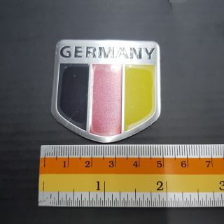 Plate Germany อลูมิเนียม 5x5cm