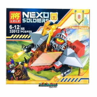 ProudNada Toys ของเล่นเด็กชุดตัวต่อเลโก้อัศวินLELE NEXO SOLDIERS 65 PCS 32013