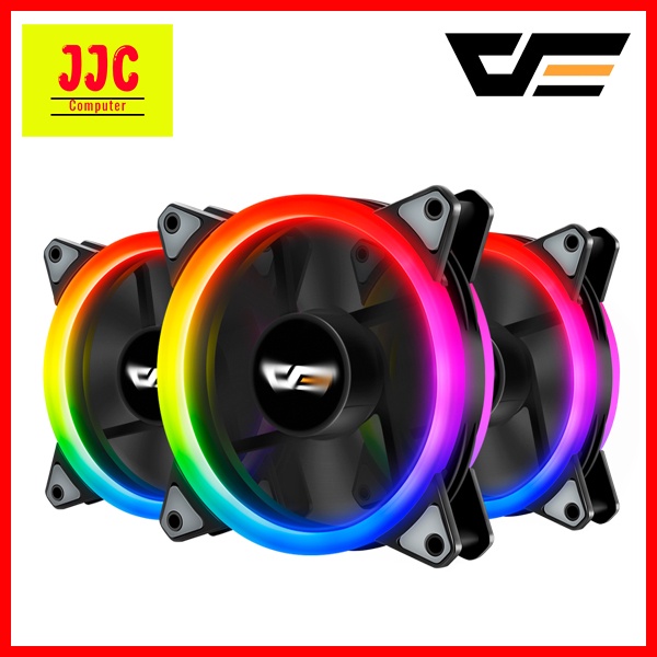 DARKFLASH DR12 PRO พัดลม RGB แบบวงแหวนคู่