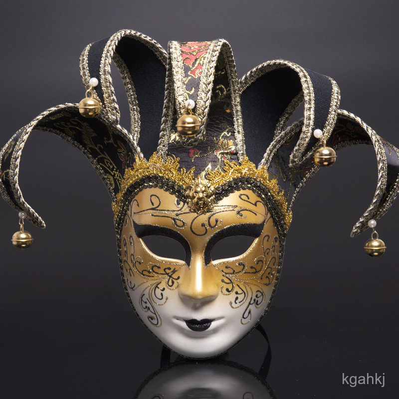 European and American New Painted Halloween Ball Party Italian Mask ...