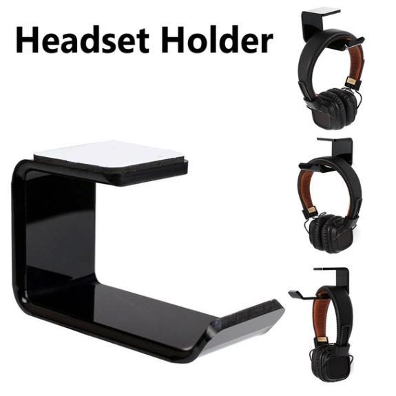 Durable Headphone Headset Holder Hanger Earphone Wall/Desk Display Stand Bracket Hanger Headphone