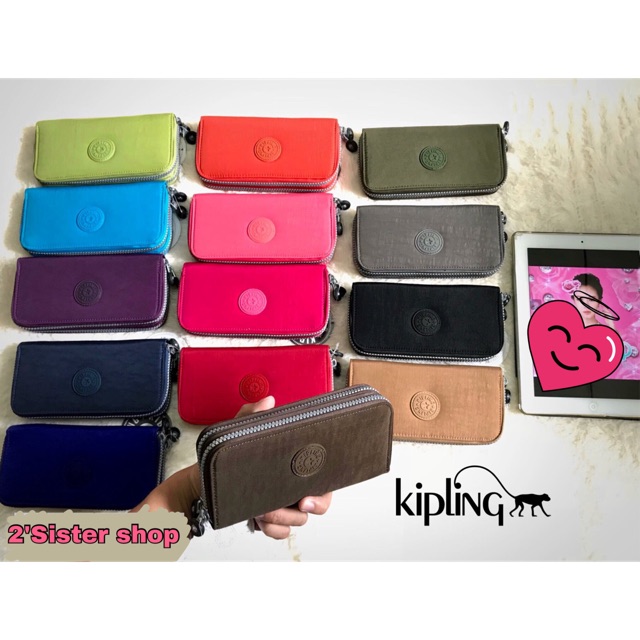 กระเป๋าสตางค์ Kipling Uzario 2 ซิป 👜