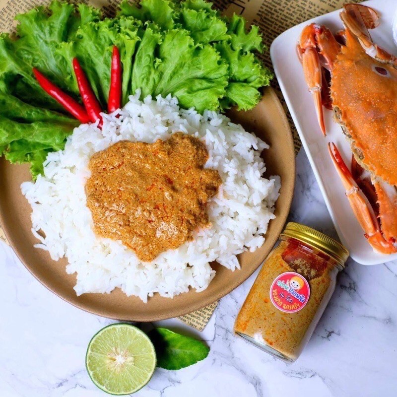 🦀มันปูอร่อยปากพนัง120g 🏅ปรุงสดใหม่ทุกวัน*ของแท้*ไม่ผสมไข่และแป้ง จ.นครศรีธรรมราช 🛵จัดส่งทุกวัน