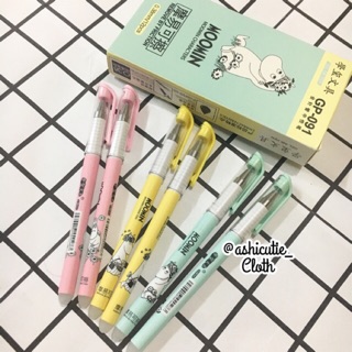 [ พร้อมส่ง‼️] ปากกามูมิน moomin หมึกสีน้ำเงิน ปากกาลบได้ ไม่ต้องพึ่งลิควิด‼️อ่านใต้ภาพก่อนสั่ง❌ไม่มีเก็บปลายทาง