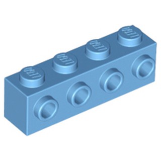 Lego part (ชิ้นส่วนเลโก้) No.30414 Brick, Modified 1 x 4 with 4 Studs on 1 Side