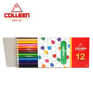 ดินสอสีไม้ Colleen รุ่น 775 ด้ามเดี่ยว 12 สี สินค้าผลิตภายใต้วิธีการผลิตแบบญี่ปุ่น (Japan Technique)