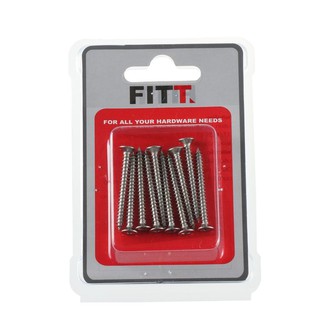 สกรูเกลียวปล่อย TF 4X40 มม. 10 ตัว TAPPING SCREW 4X40MM WH TF 10EA