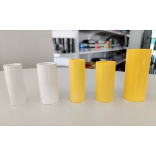 ข้อต่อตรงท่อPVC สีเหลือง/สีขาว (แพดละ 10 อัน)