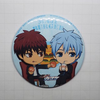 Tetsuya &amp; Taiga Kagami Ichiban Kuji Amusement - Kuroko no Basket Can Badge ~Maji Burger - Kurobas Festival 2015