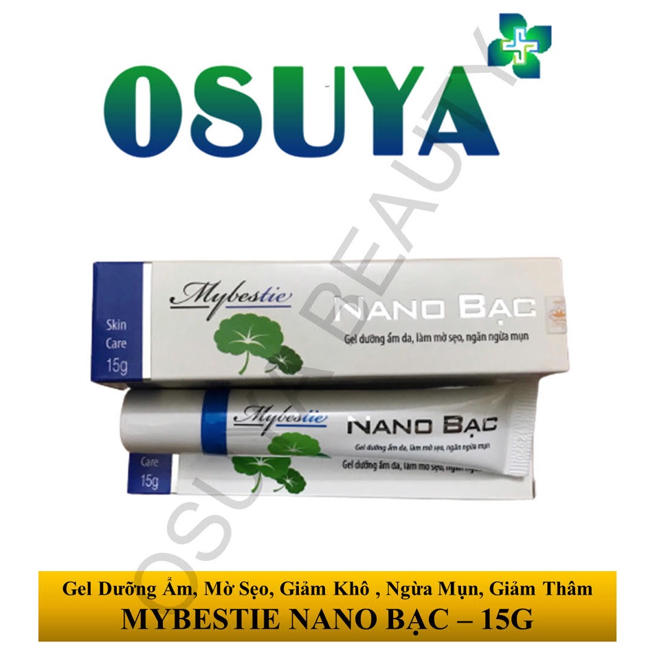 [ ของแท ้ ] Moisturizing, Blurring, Acne Prevention, Dark Reduction, Skin Regeneration Gel - NANO Silver PLUS - MYBESTIE NANO Silver -15G
