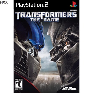 แผ่นเกมส์ Play Station2 PS2  Transformers The Game ( 1 DVD )