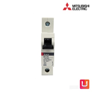 MITSUBISHI - BH-D6 1P 32A - Miniature Circuit Breaker (MCB) - ลูกย่อยเบรกเกอร์ 32A 1P 6kA - สั่งซื้อได้ที่ร้าน Uelectric