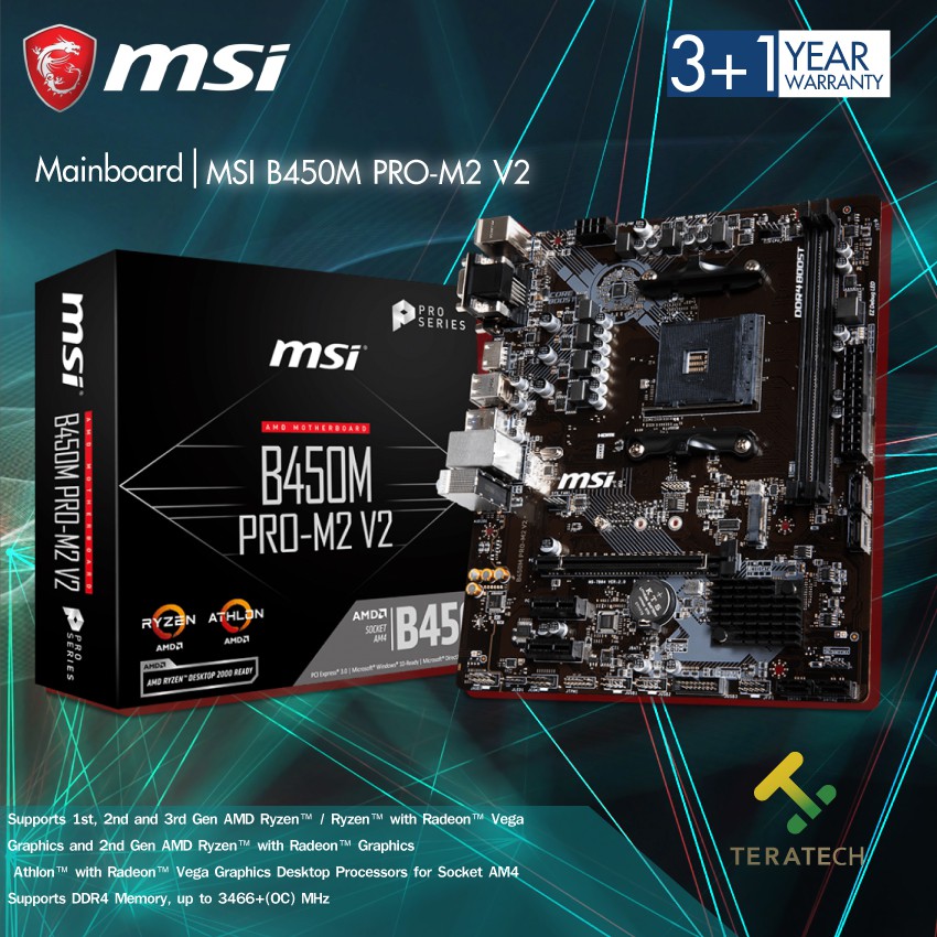 Msi B450m Pro-m2 V2